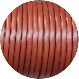 Cuir plat de 5mm de couleur marron noisette en vente au cm-Premiumm-Premium