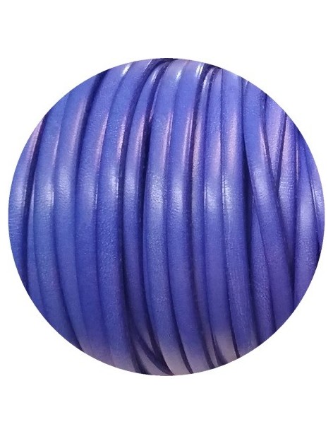 Cuir plat de 5mm bleu ou violet ou les 2 en vente au cm-Premium
