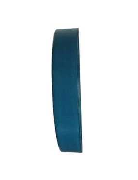 Bande de cuir plat de 20mm de large couleur bleu atoll-Premium