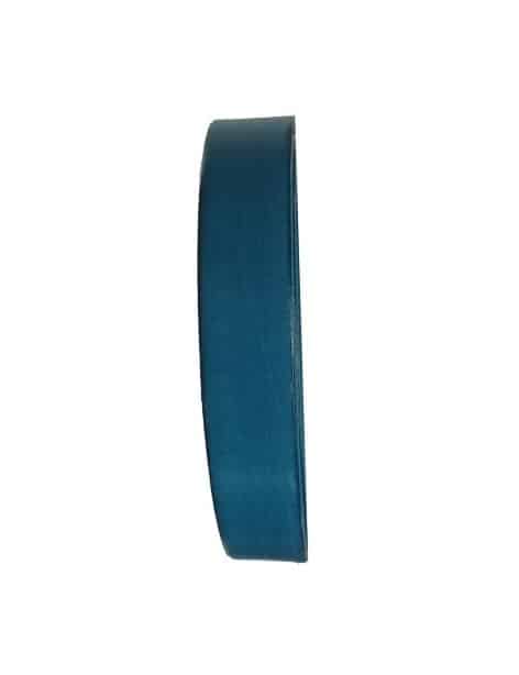 Bande de cuir plat de 20mm de large couleur bleu atoll-Premium