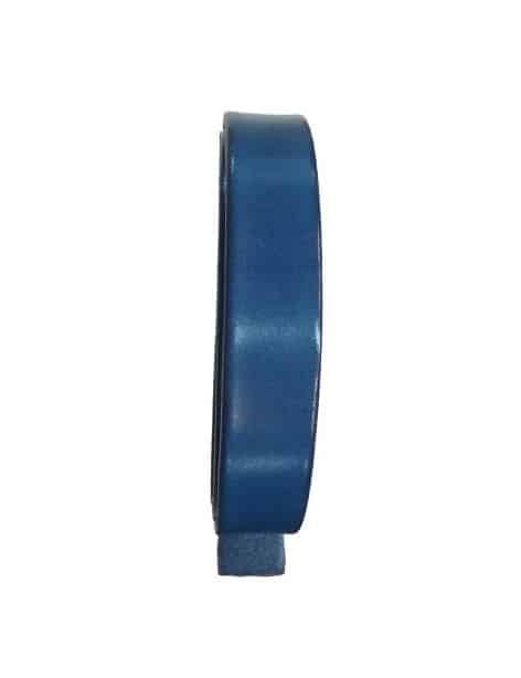 Bande de cuir plat de 20mm de large couleur bleu nuit-Premium
