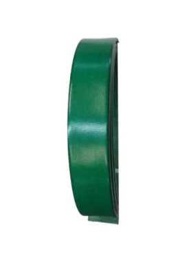 Bande de cuir plat de 20mm de large couleur vert-Premium