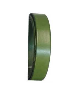 Bande de cuir plat de 20mm de large couleur vert pistache-Premium