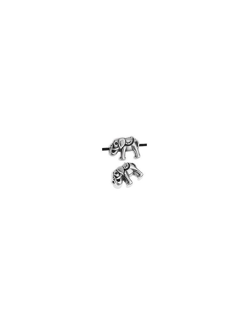 Une perle éléphant avec un trou de 1.5mm Une perle éléphant avec un trou de 1.5mm