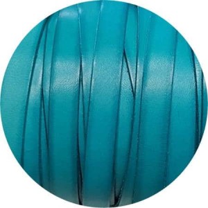 Cuir plat de 10mm bleu turquoise soutenu en vente au cm-Premium