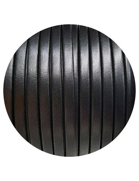 Cuir plat lisse de 5mm gris très foncé en vente au cm Cuir plat lisse de 5mm gris très foncé en vente au cm