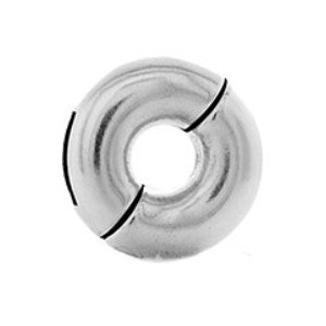 Fermoir magnétique donut lisse pour cuir plat 10mm pour un bracelet tendance