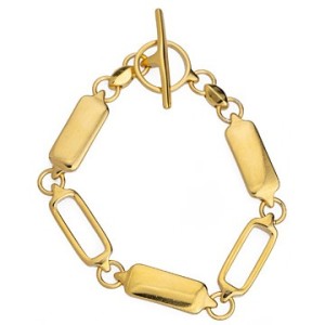 Rectangle ajouré de 26mm pour réaliser chaines et bracelet en couleur or