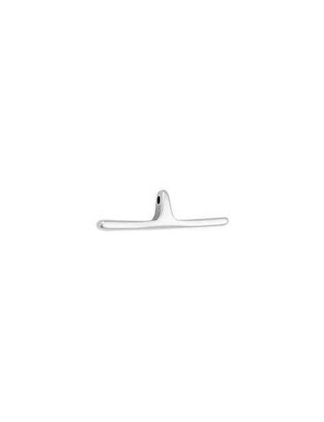 Barre de toggle lisse de 27mm en métal placage argent