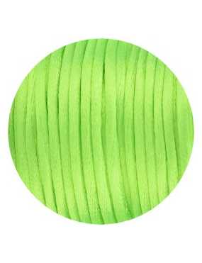 Queue de rat de 2mm en nylon vert fluo