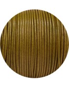 Cuir rond de 2mm vert pistache-Espagne-Premium