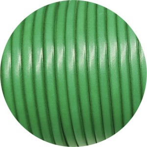 Nouveau cuir plat lisse de 5mm vert marbré en vente au cm-Premium