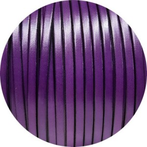 Cuir plat de 5mm de couleur violet profond en vente au cm-Premium