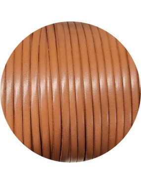 Cuir plat de 5mm de couleur marron camel version 2 en vente au cm-Premium