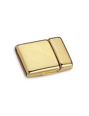 Nouveau fermoir magnétique lisse couleur or avec un trou de 15mm
