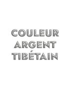 Pendant tribal a 6 accroches couleur argent tibetain-21.5mm