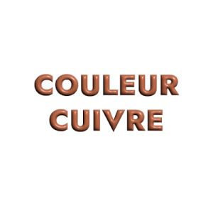 Chaîne maillon droit de 9mm couleur cuivre coupée à 1 mètre